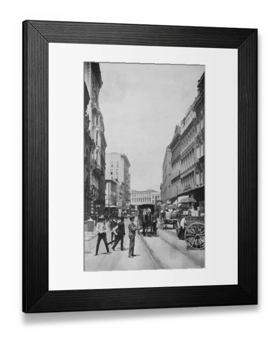 Framed Print : Camp Street, New Orleans Framed Print : Camp Street, New Orleans