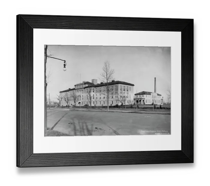 Framed Print : Coney Island Hospital Framed Print : Coney Island Hospital