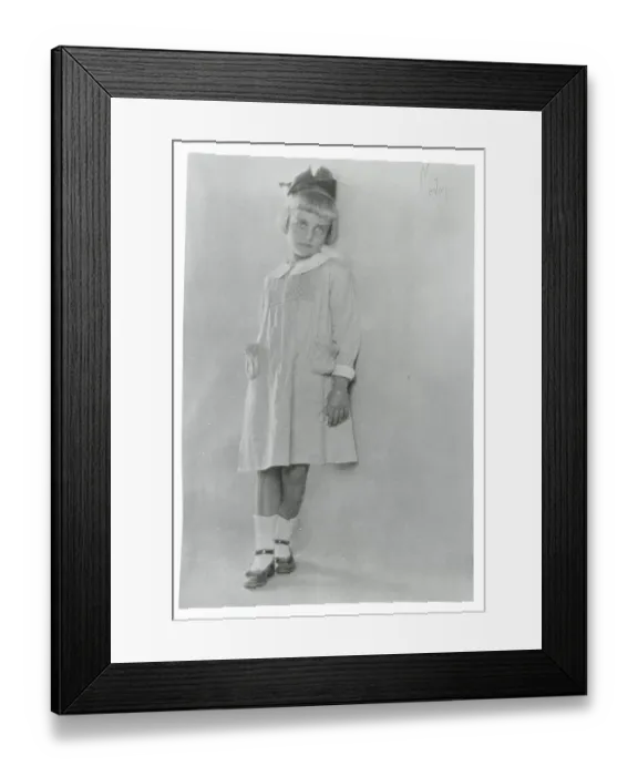 Framed Print : Carole Lombard as Young Girl Framed Print : Carole Lombard as Young Girl
