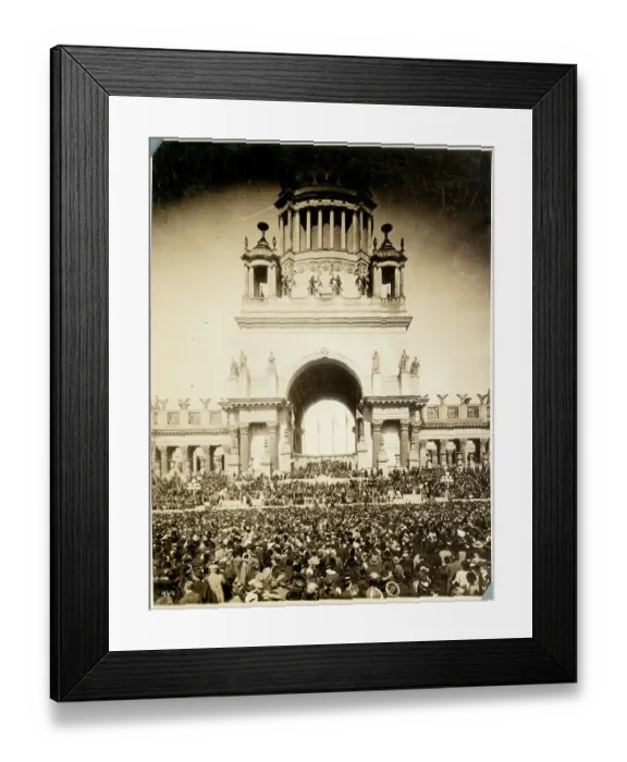 Framed Print : Opening Day for Panama and Pacific Exposition Framed Print : Opening Day for Panama and Pacific Exposition