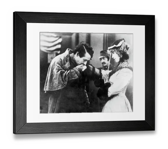 Framed Print : Scene from Birth of a Nation, 1915