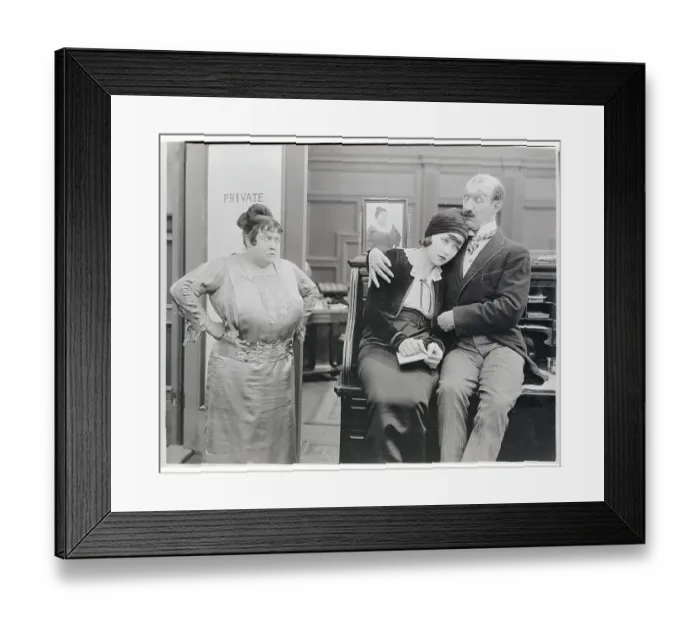 Framed Print : Fanny Kelly Watching Husband with Mistress Framed Print : Fanny Kelly Watching Husband with Mistress