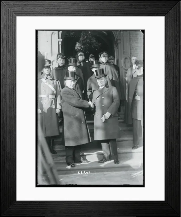 Framed Print : Ex-Governor Glynn with Governor Whitman Framed Print : Ex-Governor Glynn with Governor Whitman