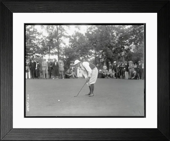 Framed Print : George Lyon Hitting Golf Ball Framed Print : George Lyon Hitting Golf Ball