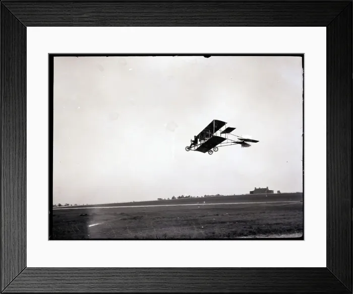 Framed Print : Ruth Law Flying In Biplane Framed Print : Ruth Law Flying In Biplane