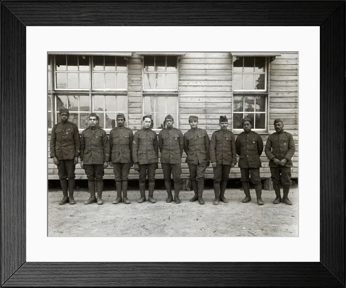 Framed Print : World War I African American Soldiers Framed Print : World War I African American Soldiers