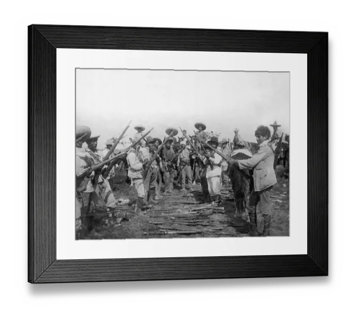 Framed Print : Guns Of Pancho Villa'S Men Captured Framed Print : Guns Of Pancho Villa'S Men Captured