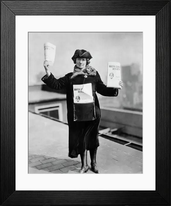 Framed Print : Kitty Marion Selling Birth Control Review Framed Print : Kitty Marion Selling Birth Control Review