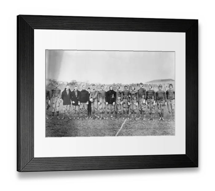 Framed Print : Eisenhower and Bradley on West Point Team Framed Print : Eisenhower and Bradley on West Point Team