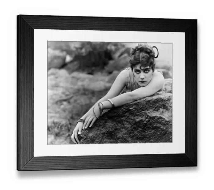 Framed Print : Silent Film Actress Theda Bara in Carmen Framed Print : Silent Film Actress Theda Bara in Carmen