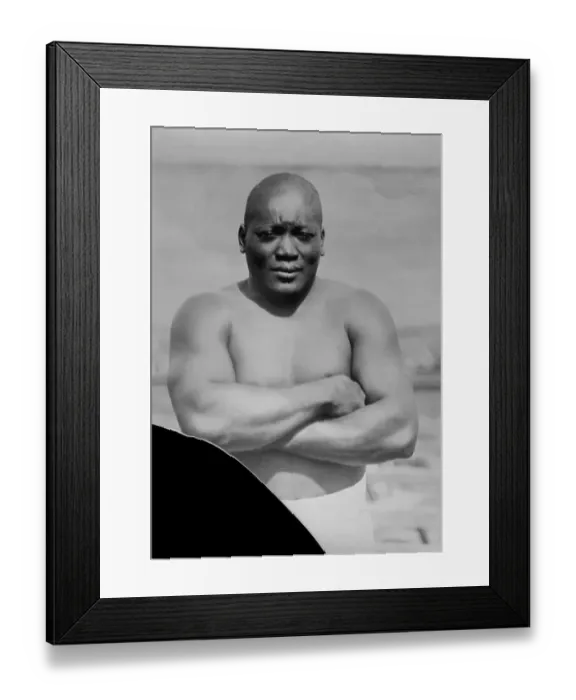 Framed Print : Jack Johnson Framed Print : Jack Johnson