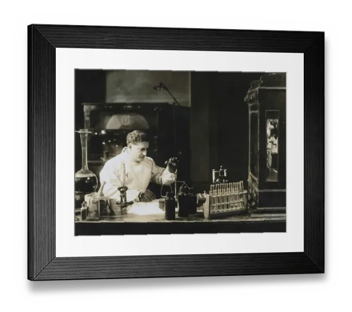 Framed Print : Actor F. X. Bushman in Laboratory Scene Framed Print : Actor F. X. Bushman in Laboratory Scene