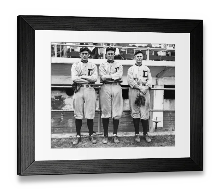 Framed Print : Detroit Tigers Baseball Players Framed Print : Detroit Tigers Baseball Players