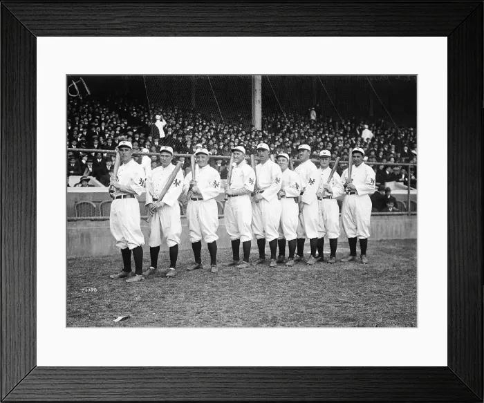 Framed Print : Batting Order of the New York Giants Framed Print : Batting Order of the New York Giants