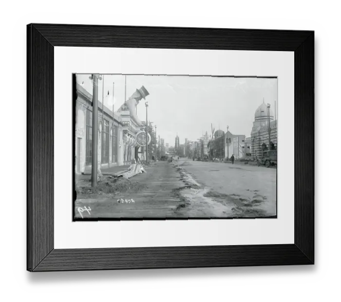 Framed Print : Midway at Panama-Pacific Exposition Framed Print : Midway at Panama-Pacific Exposition