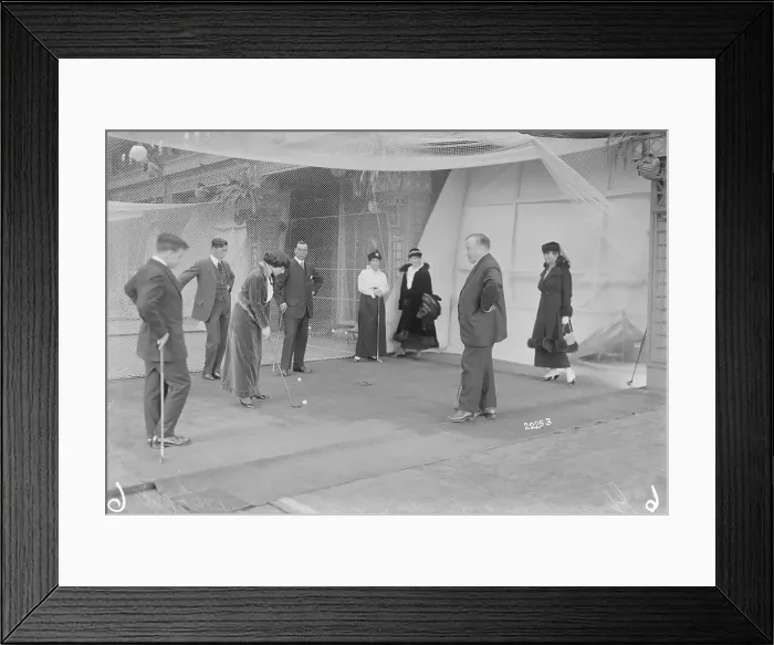 Framed Print : People Playing Miniature Golf Framed Print : People Playing Miniature Golf