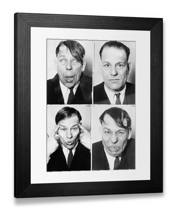 Framed Print : Lon Chaney's Changing Facial Expressions Framed Print : Lon Chaney's Changing Facial Expressions