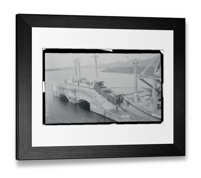 Framed Print : Workmen Operating Electric Mules Framed Print : Workmen Operating Electric Mules
