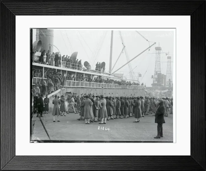 Framed Print : Marines Leaving Ship Framed Print : Marines Leaving Ship