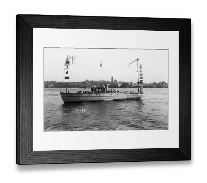 Framed Print : Wireless Torpedo Boat Framed Print : Wireless Torpedo Boat