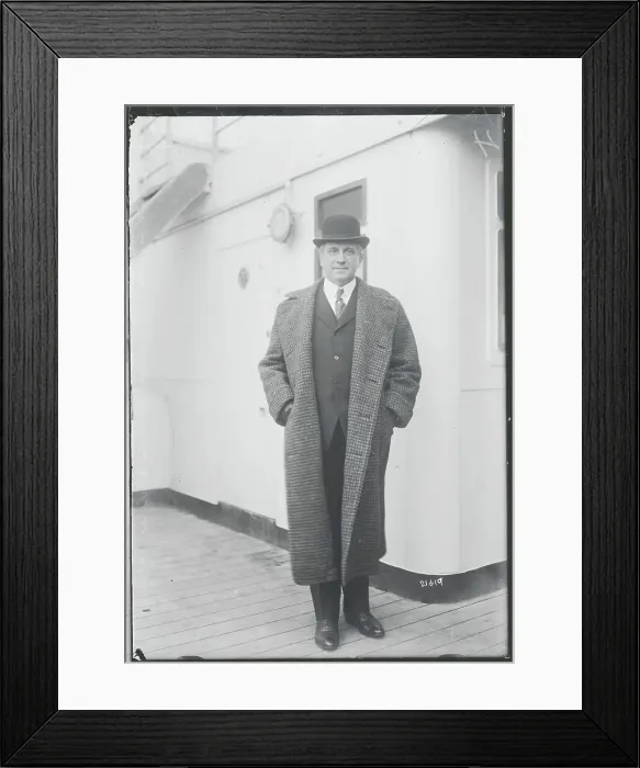 Framed Print : Portrait of Charles Michael Schwab