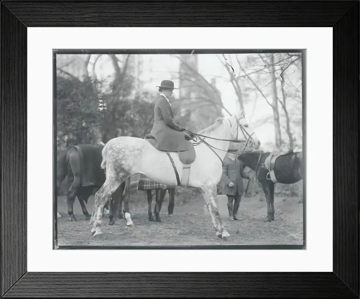 Framed Print : Mrs. Amos Pinchot Riding Horse Framed Print : Mrs. Amos Pinchot Riding Horse