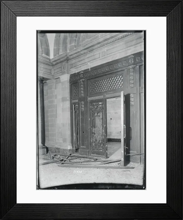 Framed Print : Court House After Explosion Framed Print : Court House After Explosion