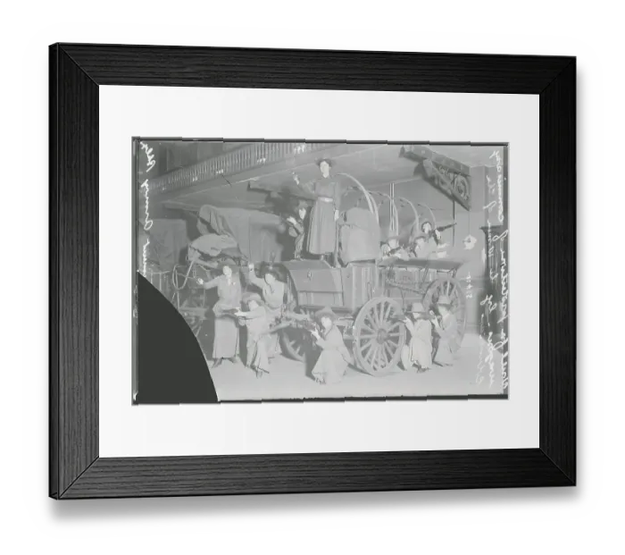 Framed Print : Female Regiment Performing Drill Framed Print : Female Regiment Performing Drill