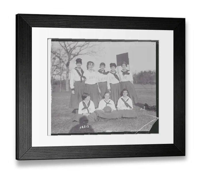 Framed Print : Wellesley College Basketball Team Framed Print : Wellesley College Basketball Team