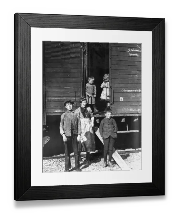 Framed Print : World War I Belgian Refugees Framed Print : World War I Belgian Refugees