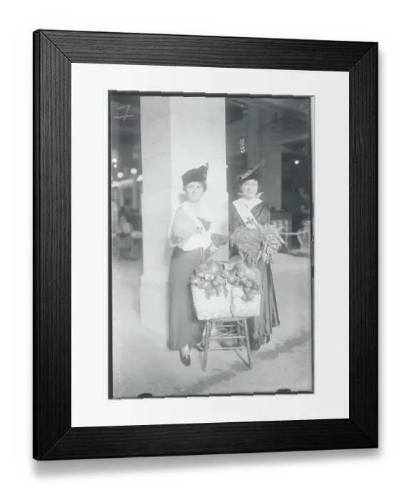 Framed Print : Red Cross Selling Vegetables Framed Print : Red Cross Selling Vegetables