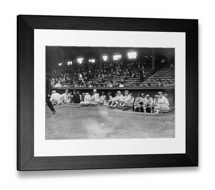 Framed Print : Philadelphia As On The Bench;World Serie