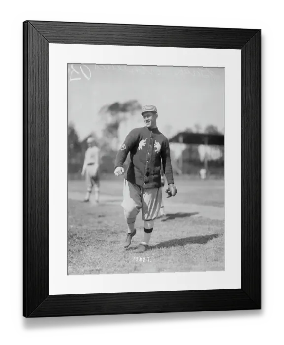Framed Print : 1914 Baseball Player Framed Print : 1914 Baseball Player