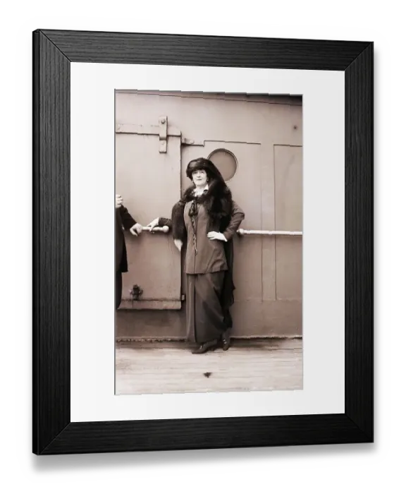 Framed Print : Lady Duff-Gordon, Titanic Survivor