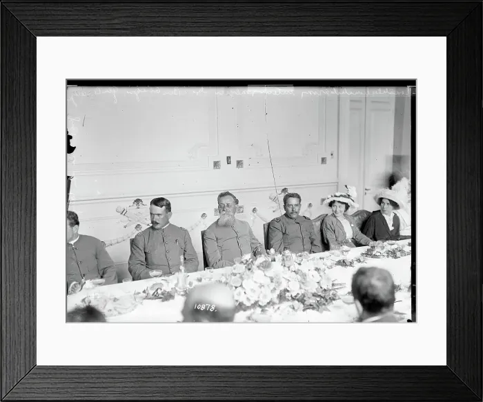 Framed Print : Three Generals, A Daughter At Right Framed Print : Three Generals, A Daughter At Right