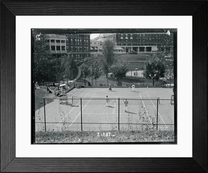 Framed Print : Women's Tennis Match Framed Print : Women's Tennis Match