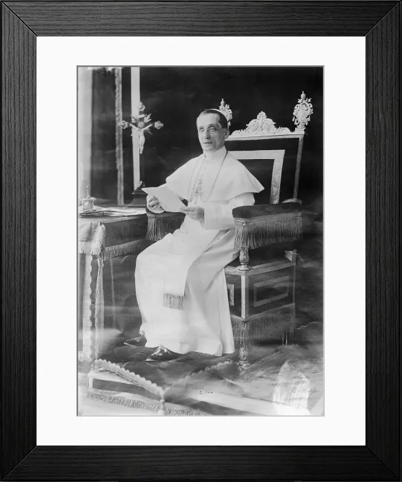 Framed Print : Portrait of Pope Benedict Framed Print : Portrait of Pope Benedict