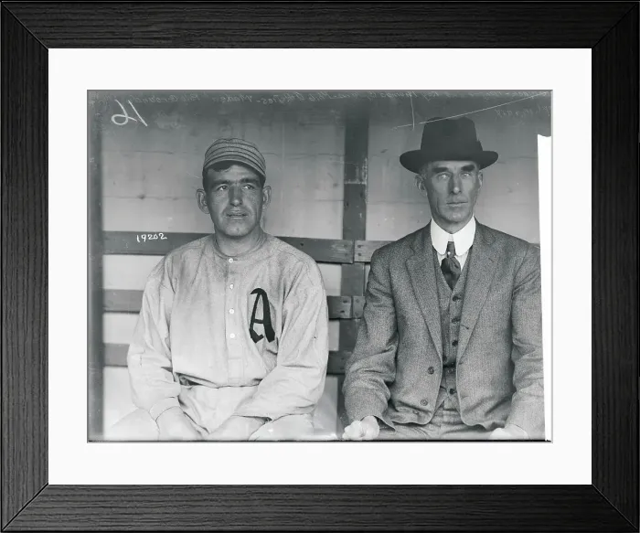Framed Print : Connie Mack with Roy Thomas Framed Print : Connie Mack with Roy Thomas