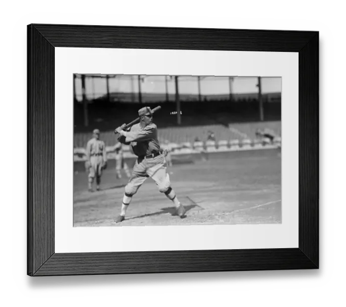 Framed Print : Rube Oldring at Bat Framed Print : Rube Oldring at Bat