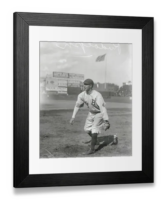 Framed Print : Dick Rudolph of Boston Braves Framed Print : Dick Rudolph of Boston Braves