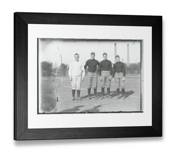 Framed Print : Harvard Football Teammates Framed Print : Harvard Football Teammates