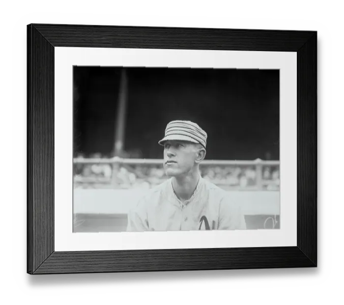Framed Print : Joe Bush in Baseball Uniform