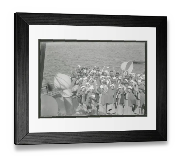 Framed Print : Nurses Waving Framed Print : Nurses Waving