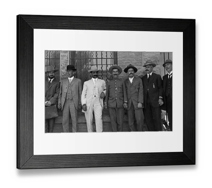 Framed Print : Members of Villa-Carranza Peace Meeting Framed Print : Members of Villa-Carranza Peace Meeting