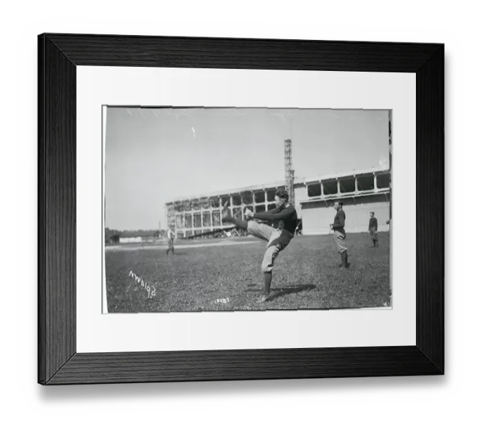 Framed Print : Football Player Practicing His Kicking Framed Print : Football Player Practicing His Kicking