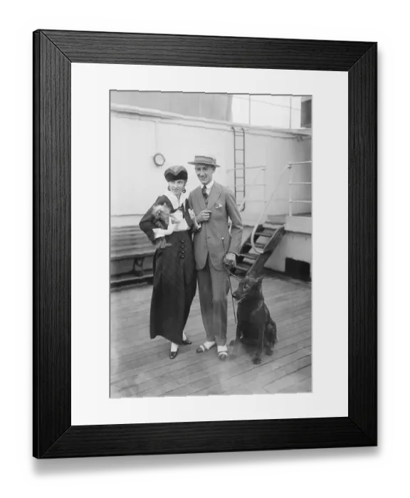 Framed Print : Portrait of Vernon and Irene Castle Framed Print : Portrait of Vernon and Irene Castle