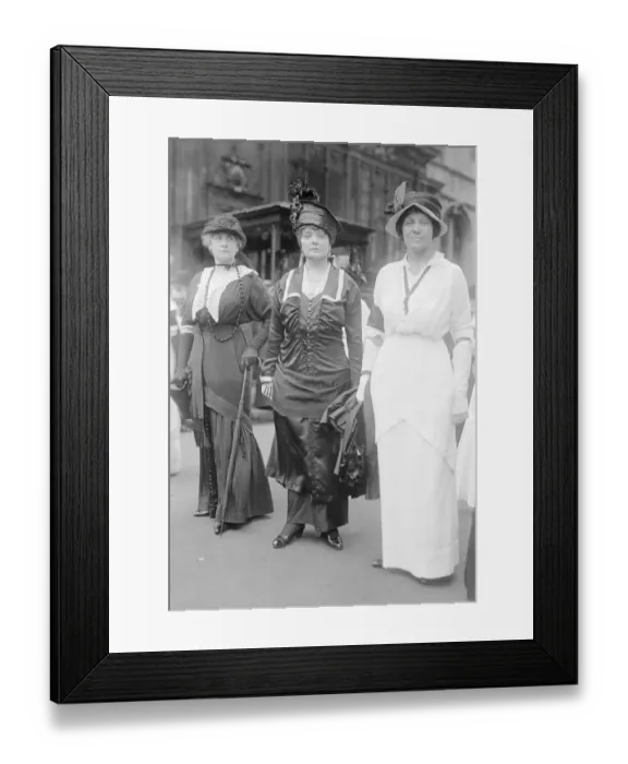 Framed Print : Women Pausing for Camera Framed Print : Women Pausing for Camera