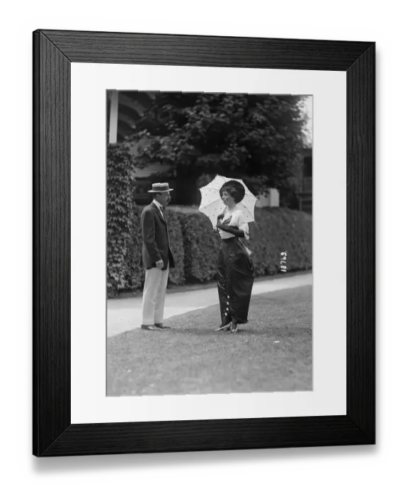 Framed Print : Socialites Conversing with Each Other Framed Print : Socialites Conversing with Each Other