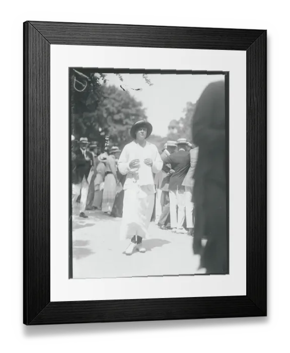 Framed Print : Woman Standing out in Crowd Framed Print : Woman Standing out in Crowd
