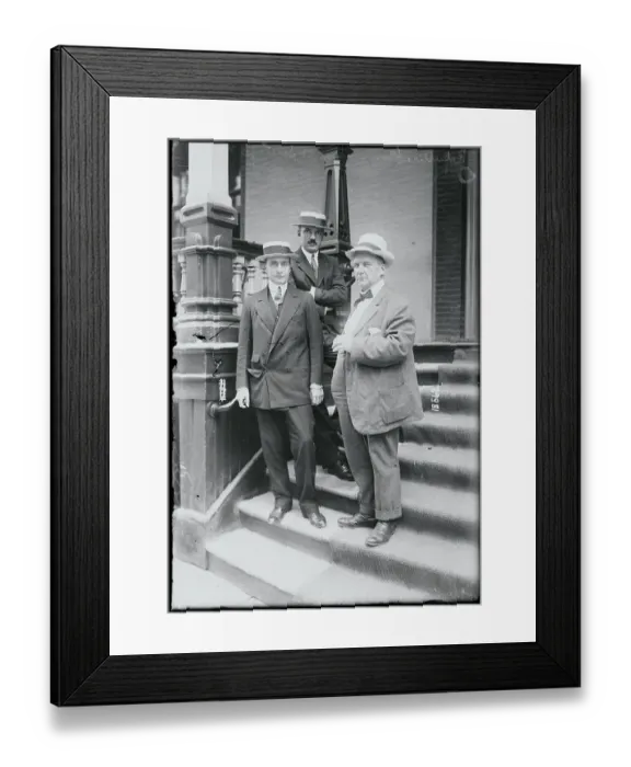 Framed Print : New York Republicans Posing Outdoors Framed Print : New York Republicans Posing Outdoors